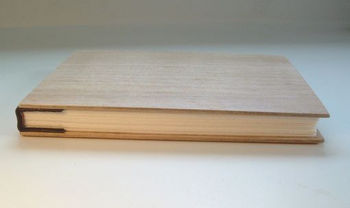 Custom Made Hand-Made Journal, Diary, Sketchbok, Bound In Wood And Leather.