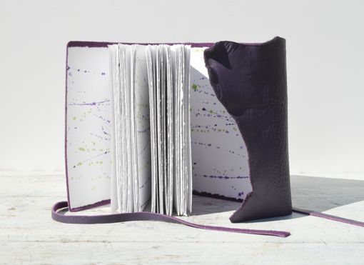 Custom Made Custom Handmade Leather Bound Journal Travel Diary Watercolor Art Notebook