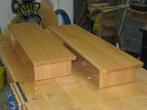 Custom Made Oak Bed Steps