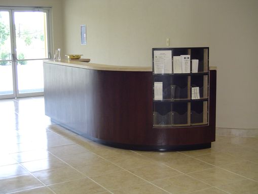 Custom Made Reception Desk - Farmers Branch, Texas