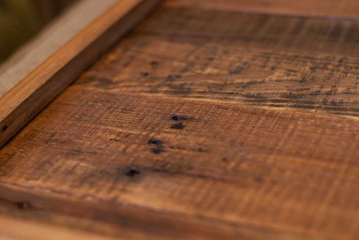 Custom Made Reclaimed Wood Ottoman Tray