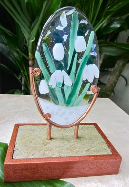 Custom Made Fused Glass Art - Parent Gifts