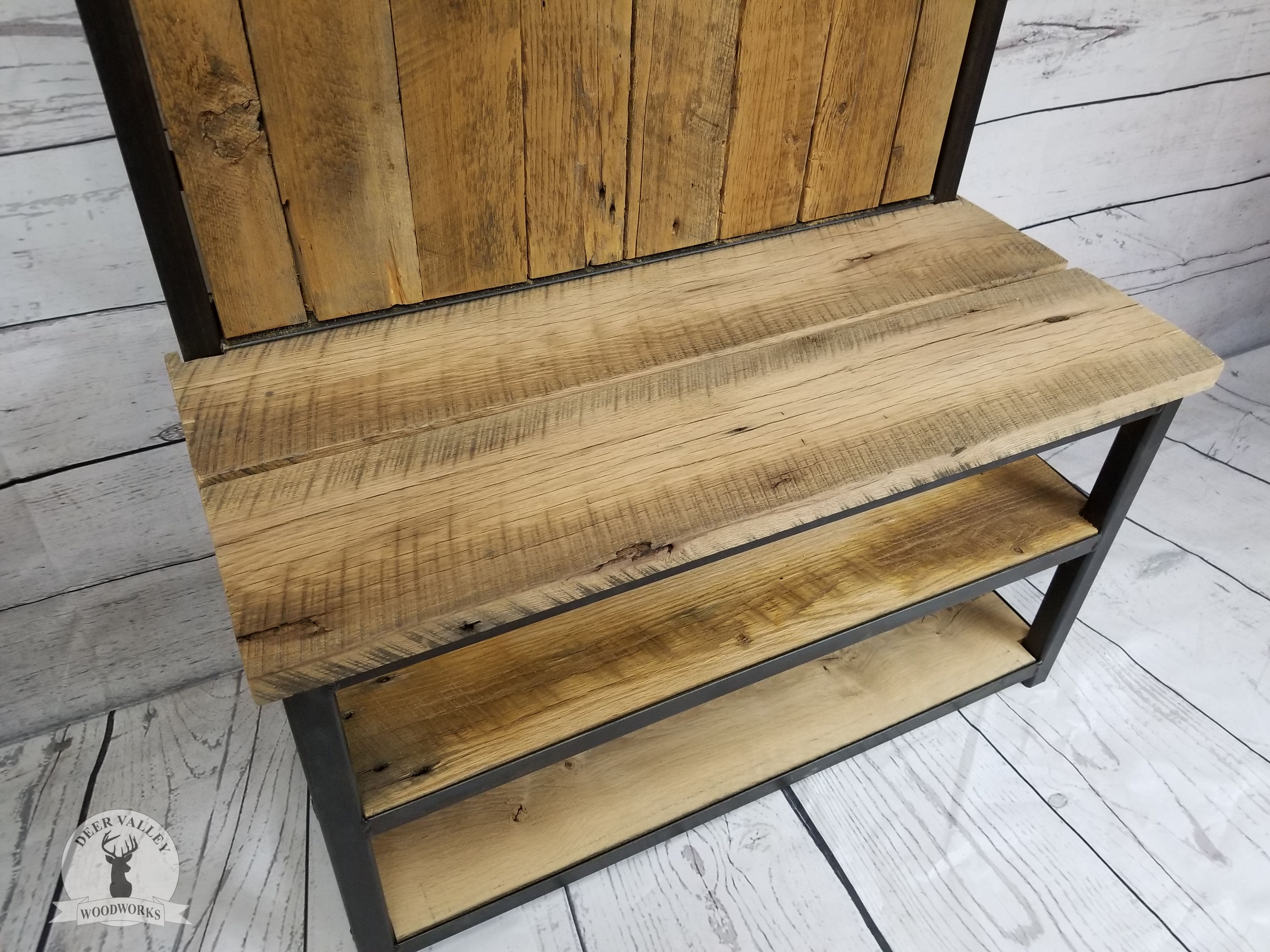 Buy Custom Made Reclaimed Barnwood Hall Tree, Reclaimed Wood Hall Tree