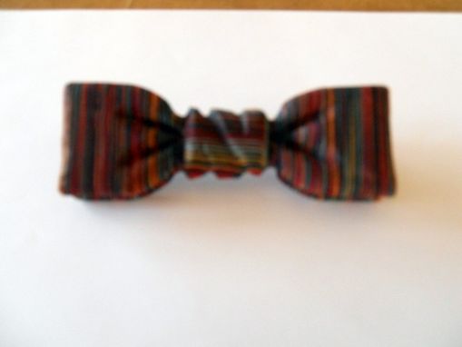 Custom Made Bow Tie - Multi-Colored  R/N/Y/W