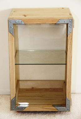 Custom Made Small Cabinet With Glass Door