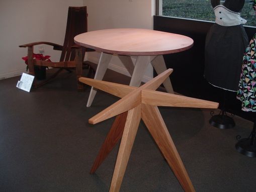 Custom Made Krista's Modern Table Base For Glass Top