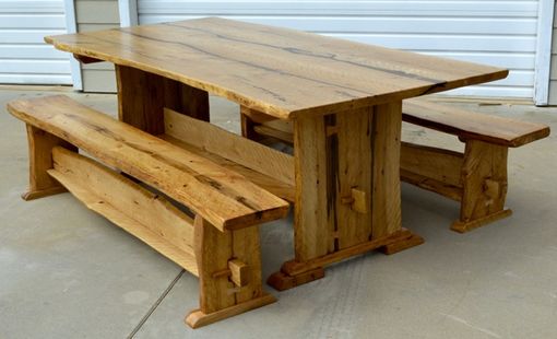 Custom Made Canyon Oak Live Edge Table