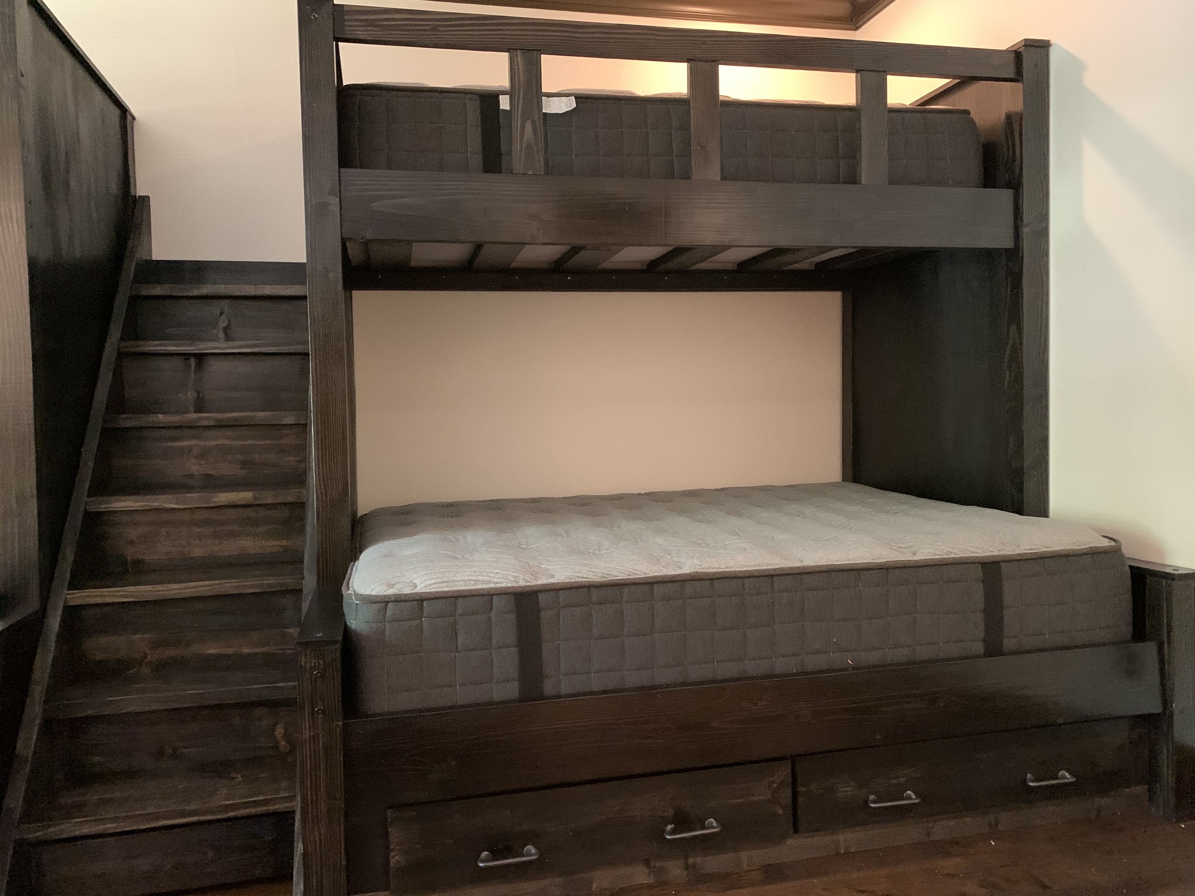 Buy Custom Made Lake House Bunkbed Quad Set, Made To Order From Black 