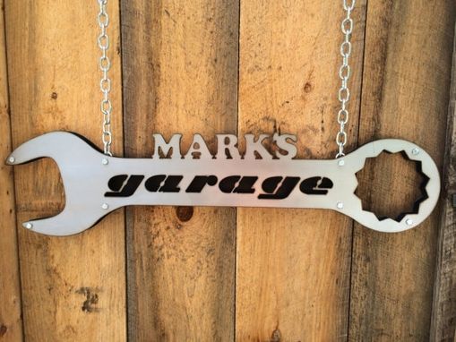 Custom Made Wrench Sign