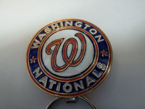 Custom Made Kwm004 'Washington National's' 2019 Baseball Champions Key Ring