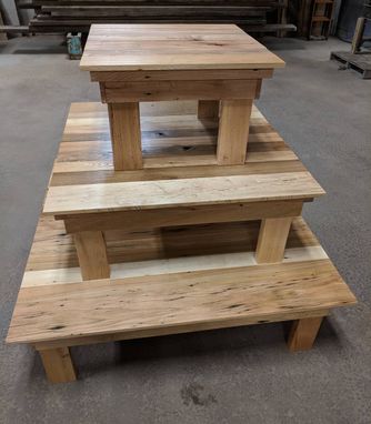 Custom Made Rustic Mixed Species Reclaimed Hardwood Tables