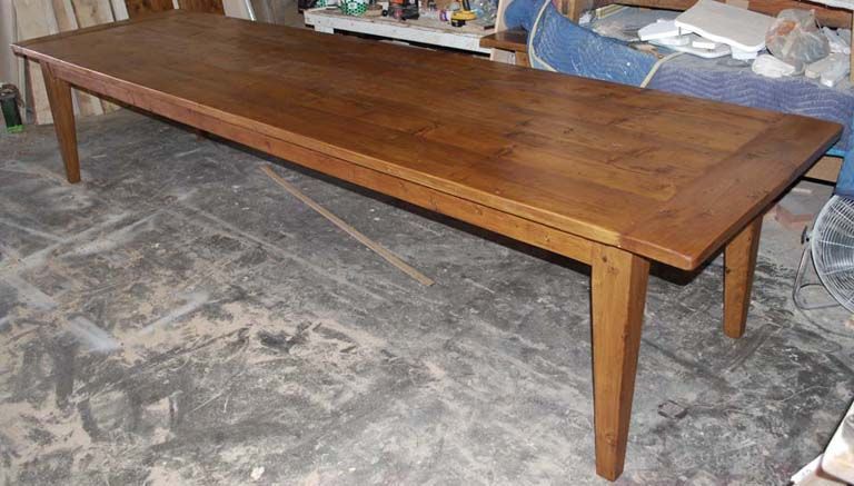 Custom Expandable Farmhouse Table by Edward Cooper Workshop