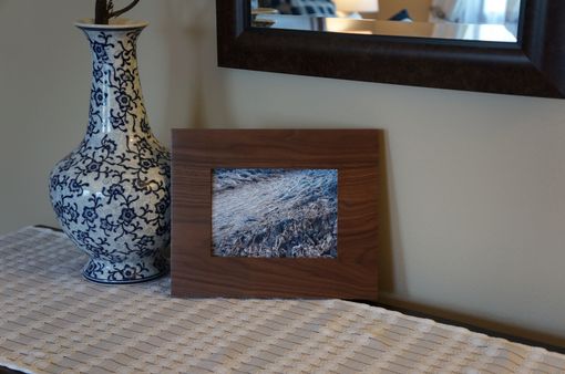 Custom Made Solid Walnut Picture Frame For 5 X 7 Photo