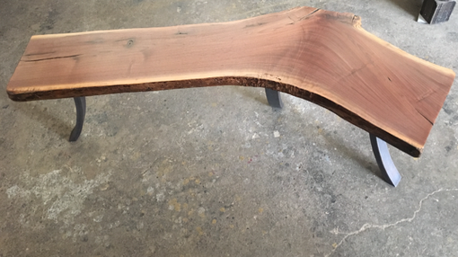 Custom Made Live Edge Bench