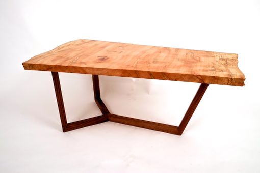 Custom Made Maple Slab Coffee Table