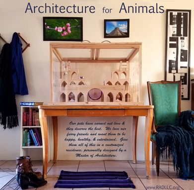 Custom Made Large Animal Cabinet / Pet Home