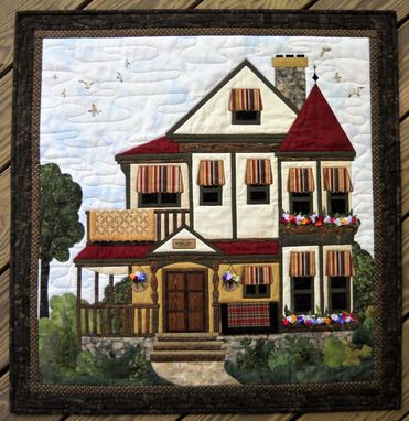 Custom Made The Victorian Homestead  Art Quilt