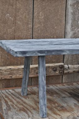 Custom Made Reclaimed Wood Sitting Bench