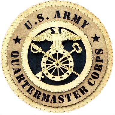 Custom Made U.S Army Quartermaster Corps Wall Tribute, U.S Army Quartermaster Corps Hand Made Gift
