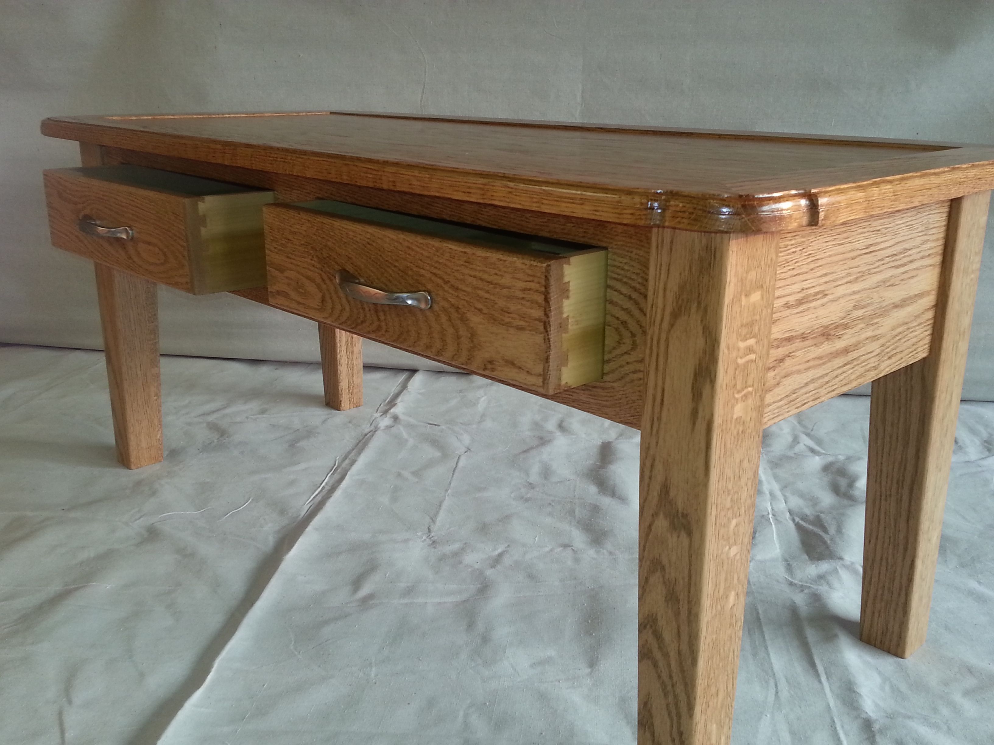 Handmade Oak Coffee Table by Prokops