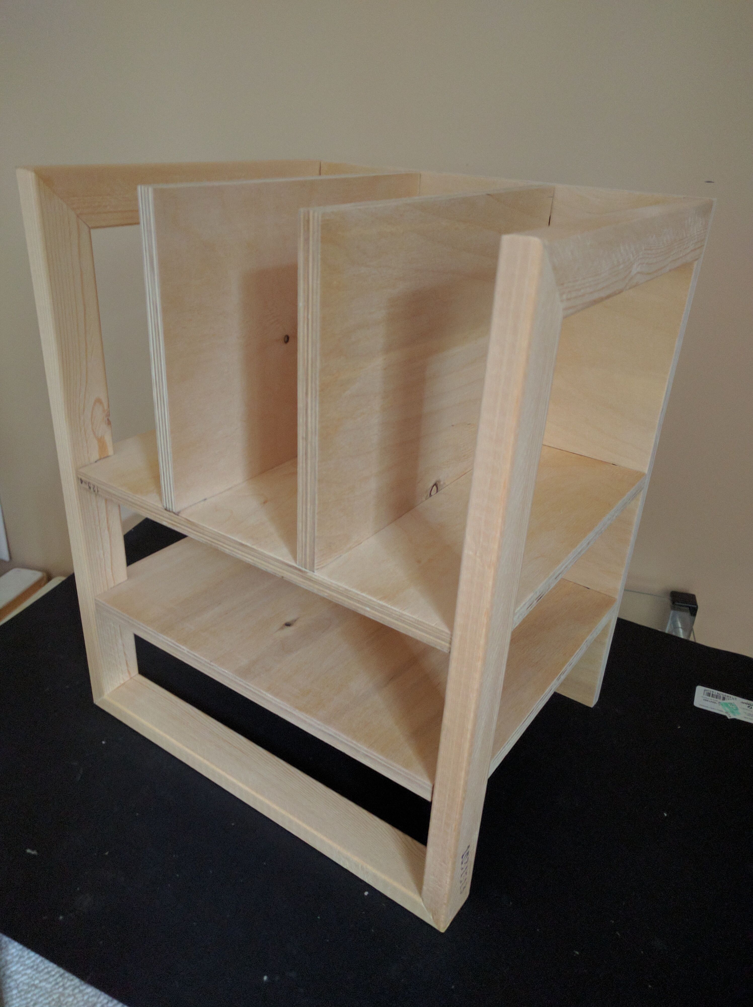 Handmade Small Media Organizer by King Custom Furniture