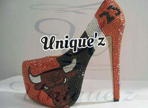 Custom Made Chicago Bulls Heels 2