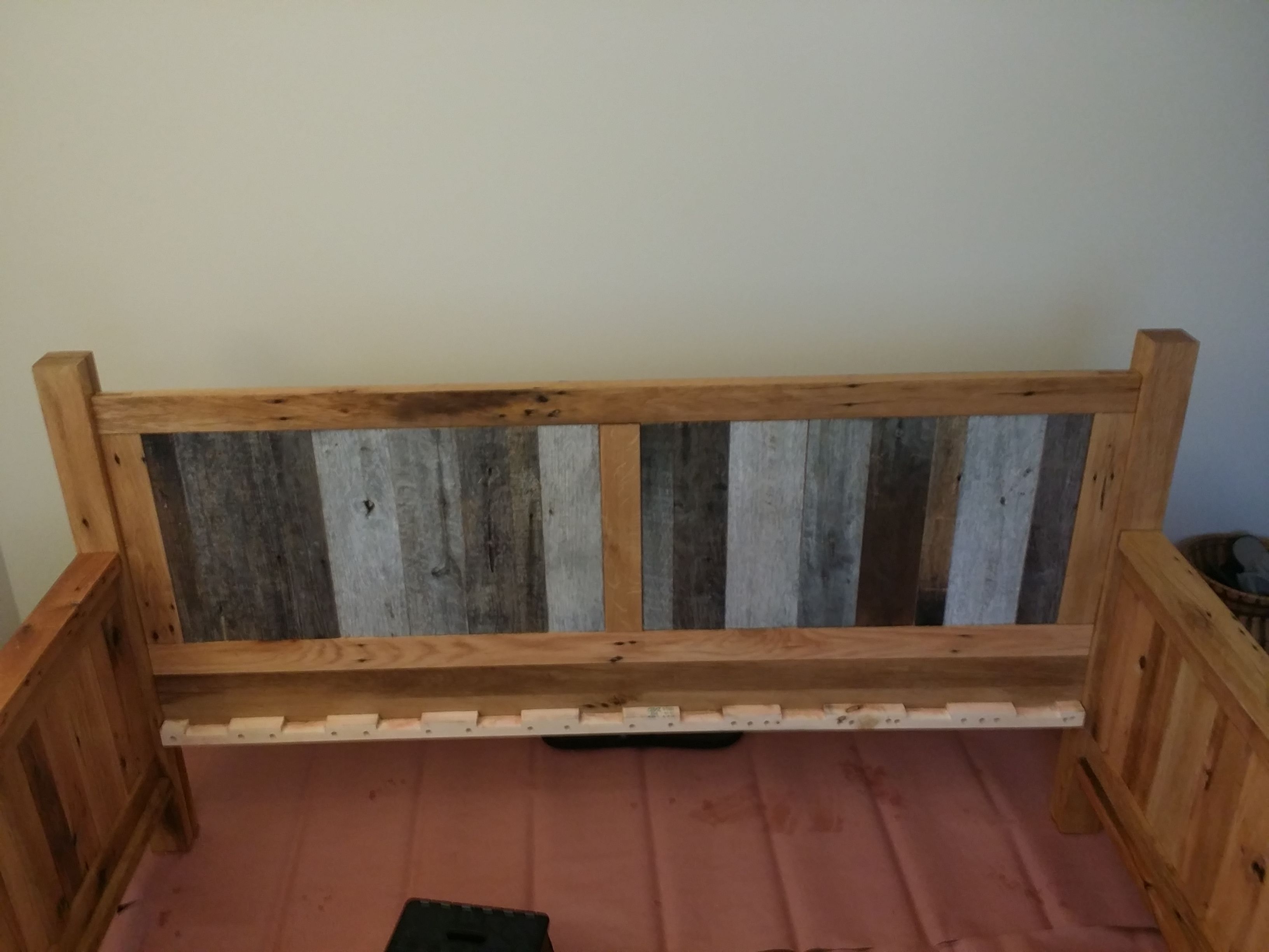 Custom Made Reclaimed Oak Daybed by Made by Marr Wood Working & Design