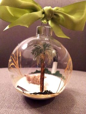 Custom Made Hand-Painted, Glass Christmas Ornaments By 