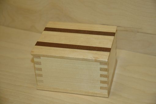 Custom Made Finger Jointed Maple Box
