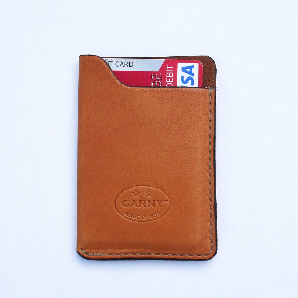 Buy Hand Crafted Garny - №10 Leather Card Case From Whiskey Color ...
