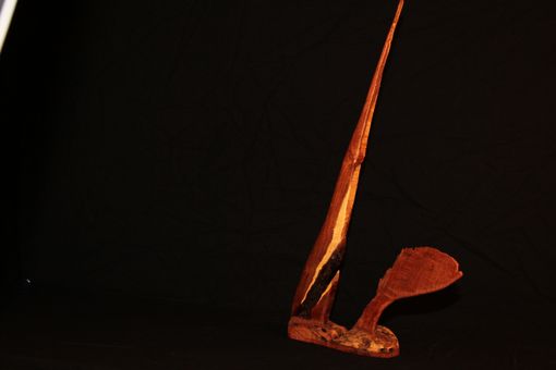 Custom Made Sword Fish Carved From Wood