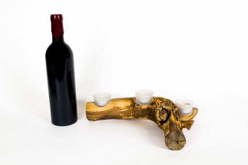 Custom Made Grapevine 3 Candle Holder - Trefoil - Made From Retired California Grapevines