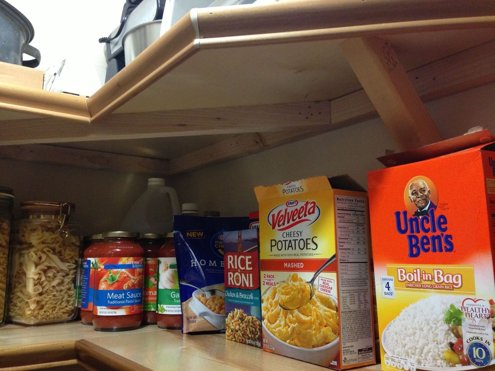 Hand Made Custom Pantry Shelving by MAD Woodwork