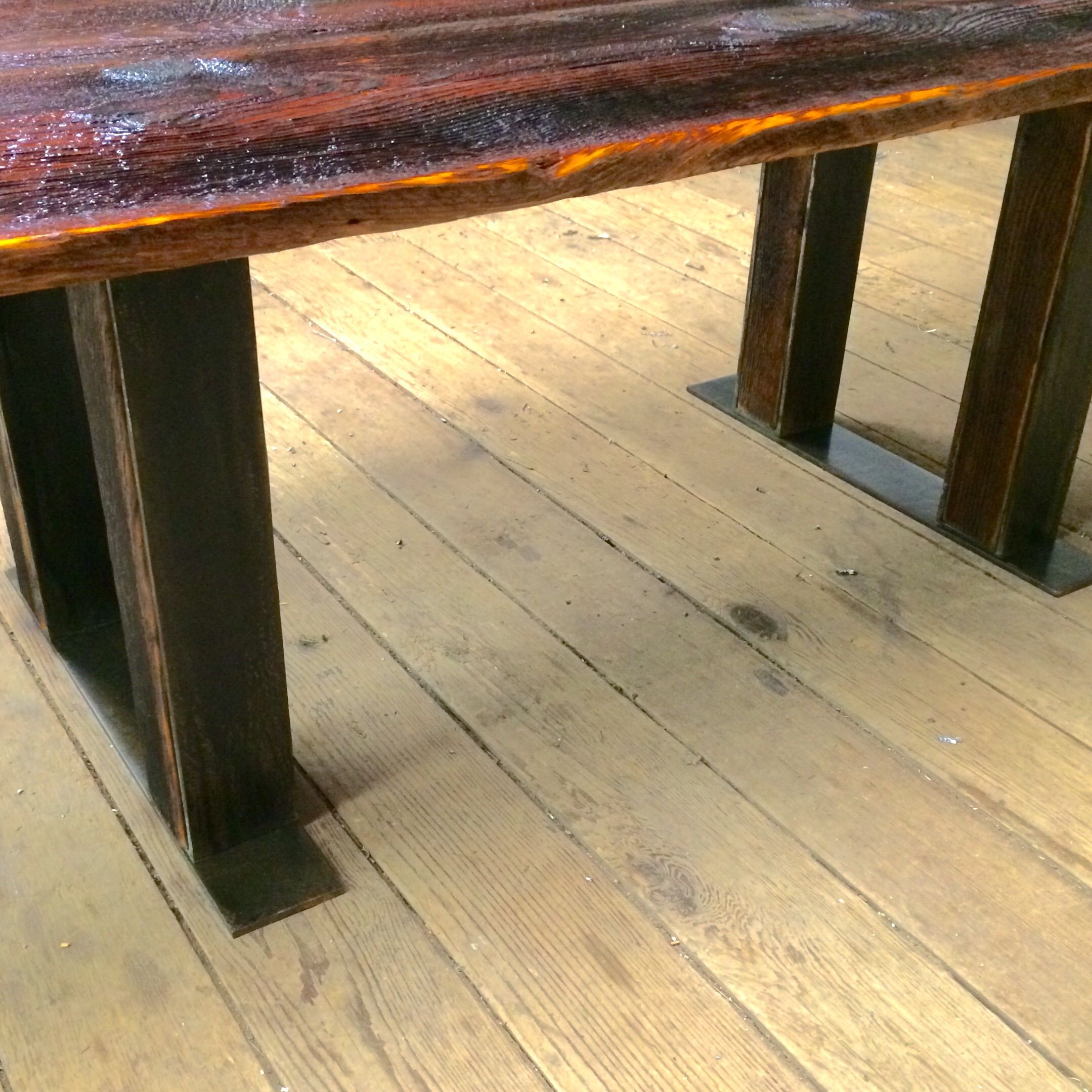 Buy Custom Made Barnwood Tables, made to order from S Shigley Designs