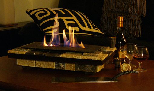 Custom Made Table-Top Hearth (Fireplace)