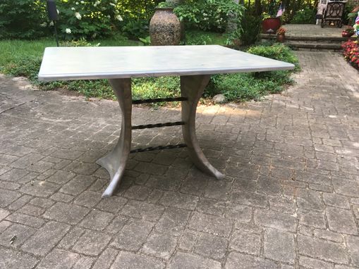 Custom Made Split Pedestal Small Dining Table