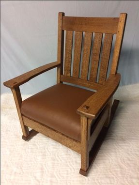 Custom Made Arts And Crafts Rocking Chair