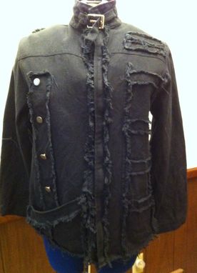 Custom Made Rock Star Punk Denim Jacket