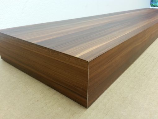 Custom Made Cedar Floating Wall Shelves 72 Inch Wall Decorative Shelf