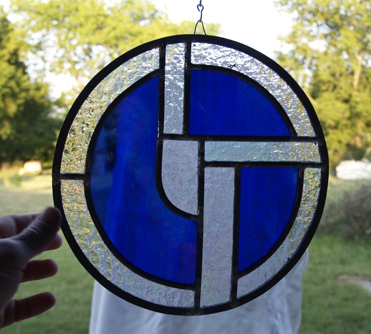 Hand Crafted Stained Glass Logo by David L. Zvanut Fine Art