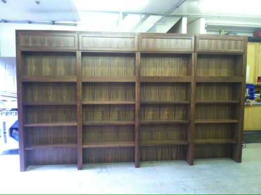 Custom Made Walnut Library