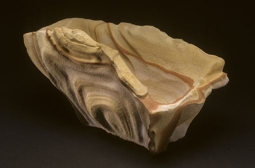 Custom Made Sandstone Picture Rock Bowl