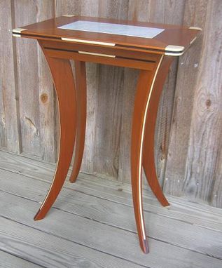 Custom Made Marble Top Accent Table