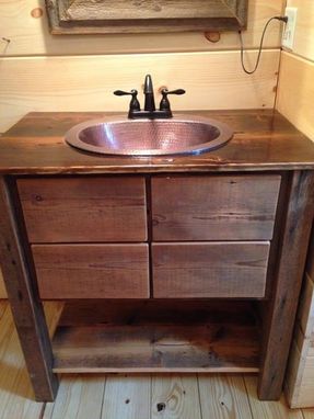 Hand Made Bathroom Vanity by Reclaimed Art | CustomMade.com