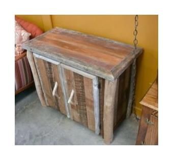 Hand Made Rustic Driftwood Reclaimed Wood Tv Stand by 