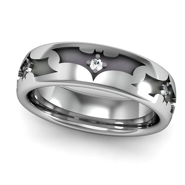 A Handmade Holy Batrimony Batman Wedding Band Made To Order Batman Wedding Band Made To Order From Paul Klecka Custommade