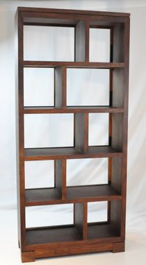 Custom Made Walnut Bookcase / Display Case