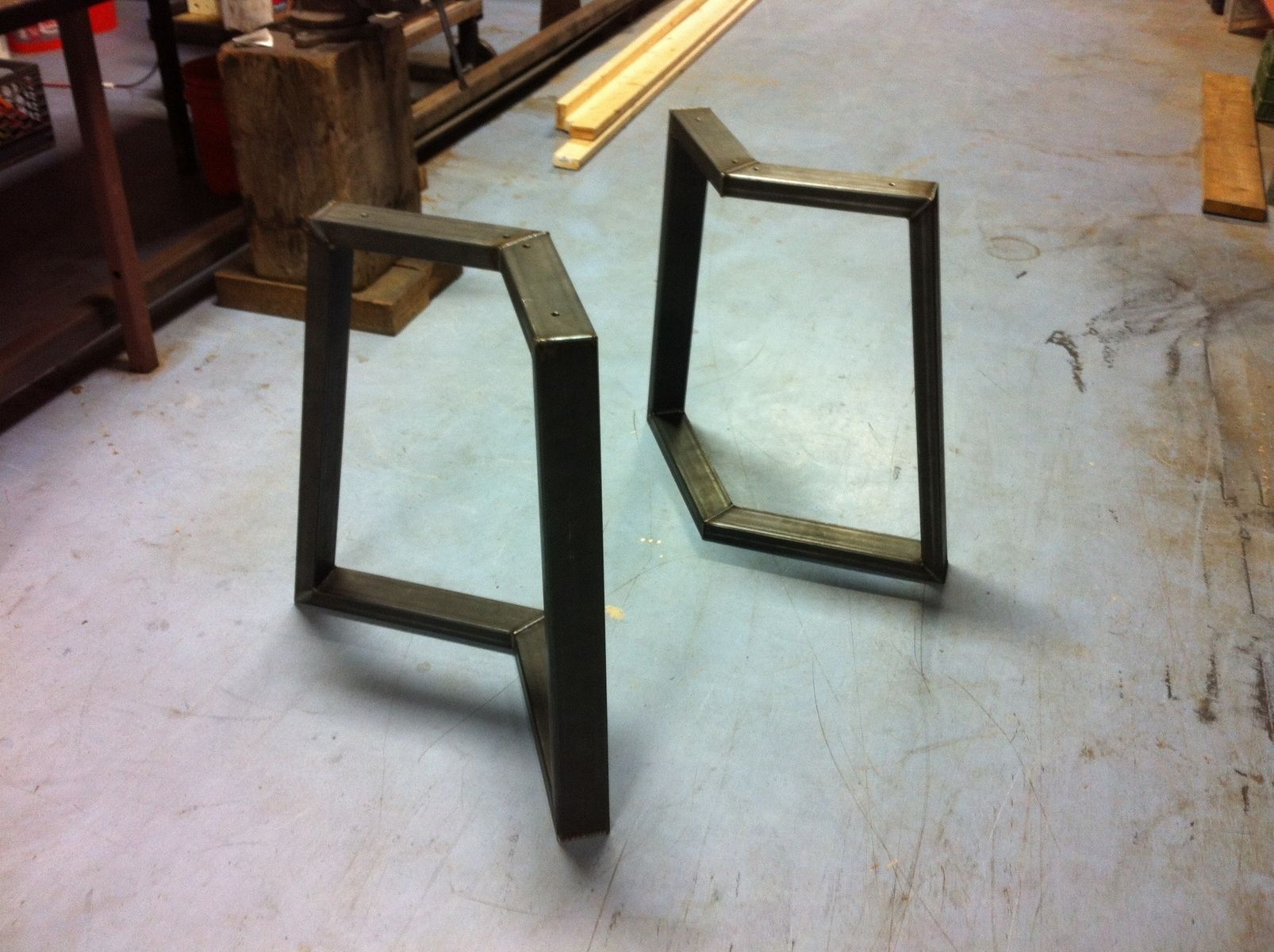 Buy Handmade Steel Table Legs, made to order from Object A