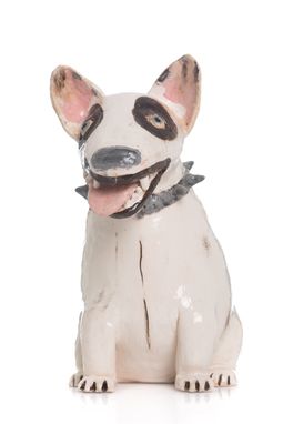Custom Made Sculpted Ceramic Dog