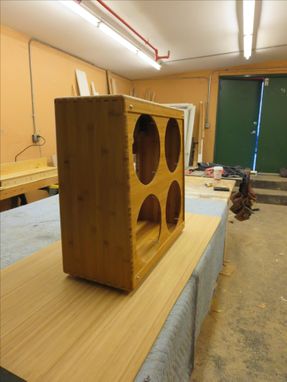 Custom Made Bamboo Amplifier Case